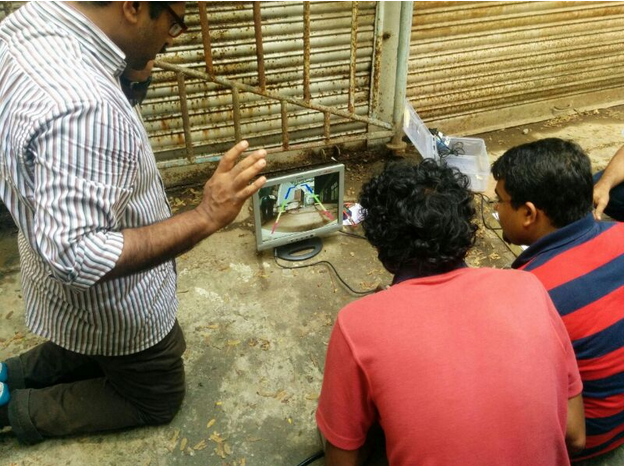 Remote controlling the robot