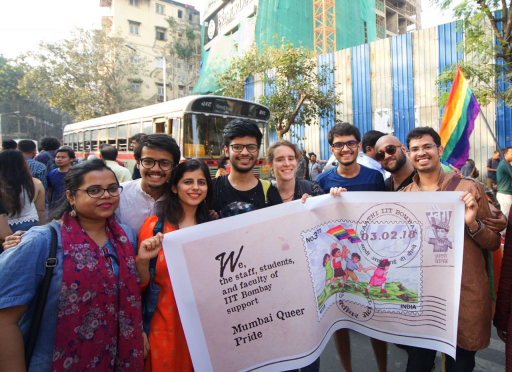 IIT Bombay students at Mumbai Pride March